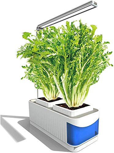 Vogvigo Kit de Cultivo Interior Smart Garden,Sistema de Cultivo Hidropónico,Kit de Jardín de Hierbas para Interiores con Luz de Cultivo LED, Funciones de Luz y Sincronización Inteligentes