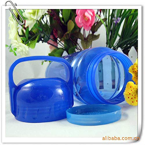 wangwei Vaso De Plástico De Una Capa De Gran Capacidad Botella De Agua Portátil a Prueba De Explosiones Espacio Vaso 3000/Azul