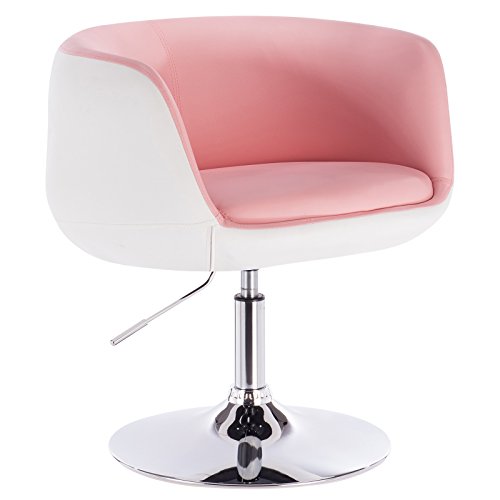 WOLTU 1x Taburete de Bar Sillas de Cocina con Reposabrazos Taburete Peluqueria Imitación Cuero Taburete Bajo Taburete de Trabajo Silla de Escritorio Rosa+Blanco BH42rsw WOLTU 1x Taburete de Bar Sillas de Cocina con Reposabrazos Taburete Peluqueria Imitación Cuero Taburete Bajo Taburete de Trabajo Silla de Escritorio Rosa+Blanco BH42rsw
