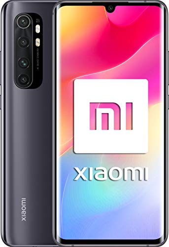 Xiaomi Mi Note 10 Lite (Pantalla FHD+ 6.47", 6GB + 64GB; Cámara 64MP, Snapdragon 730G, Dual 4G, 5260mAh con Carga rápida 30W, Android 10) Negro [Versión ES/PT]