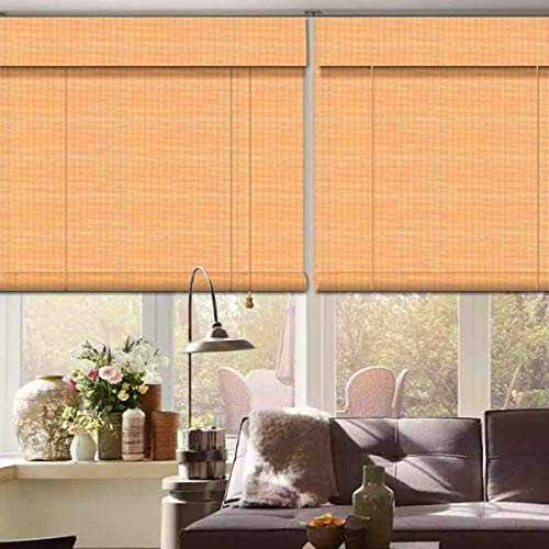 ybaymy - Cortinas de bambú impermeables antimoho, estilo retro, decorativas para interior y exterior