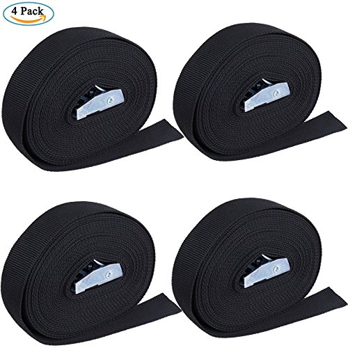 ZWOOS 4PCS Cintas Tensoras Correas, Cinchas de Amarre con Correa Acolchada Hebilla de Bloqueo (5Mx25MM) ZWOOS 4PCS Cintas Tensoras Correas, Cinchas de Amarre con Correa Acolchada Hebilla de Bloqueo (5Mx25MM)