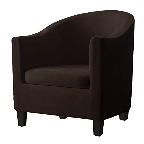 2 Piezas Terciopelo Funda de Sillón Chesterfield Elasticas,Cubre Sofá Chester 1 Plaza Lavables,Fundas de Butacas de Salón Burdeos,Funda de sofá(Café oscuro) 2 Piezas Terciopelo Funda de Sillón Chesterfield Elasticas,Cubre Sofá Chester 1 Plaza Lavables,Fundas de Butacas de Salón Burdeos,Funda de sofá(Café oscuro)