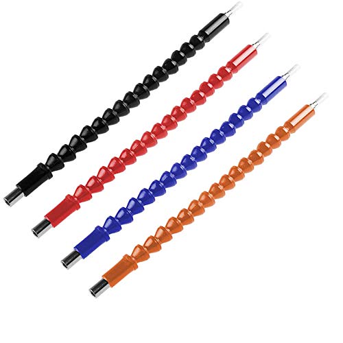 4 Piezas Extensión Broca Flexible, Broca Flexible, Eje Destornillador de Extensión, 11,8 pulgadas Extensión Flexible Universal Acero Inoxidable Extensión Broca para Taladro Eléctrico (4 Colores) 4 Piezas Extensión Broca Flexible, Broca Flexible, Eje Destornillador de Extensión, 11,8 pulgadas Extensión Flexible Universal Acero Inoxidable Extensión Broca para Taladro Eléctrico (4 Colores)