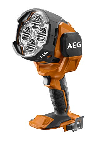 AEG BTL18-0 - Foco LED con función de atenuación (18 V, 2100 lúmenes, cabezal giratorio, sin batería)