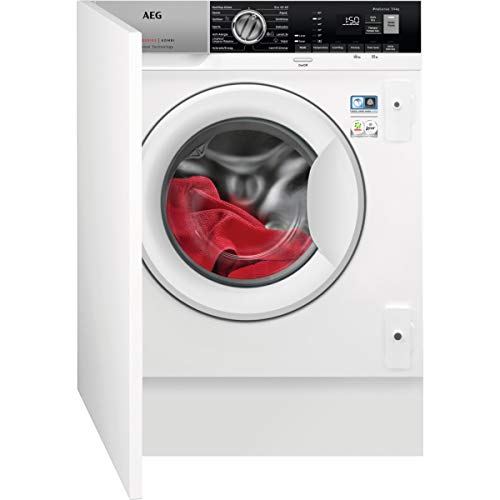 AEG L7WEE741BI lavadora Carga frontal Integrado Blanco A - Lavadora-secadora (Carga frontal, Integrado, Blanco, Izquierda, Botones, Giratorio, LED)