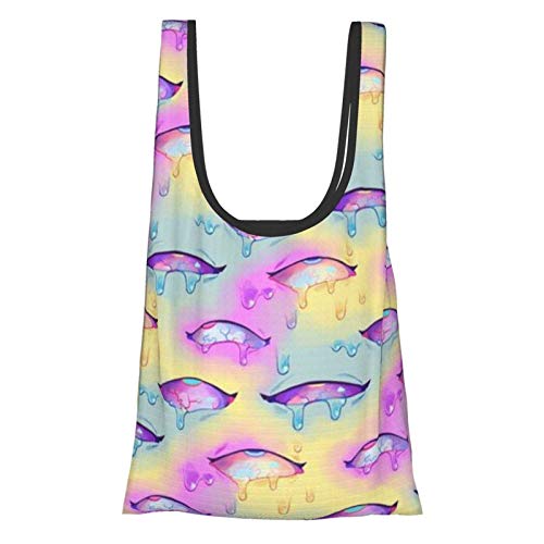 Anime Ahe-Gao (2) Bolsa de la compra reutilizable y lavable de 50 libras plegable y respetuosa con el medio ambiente Anime Ahe-Gao (2) Bolsa de la compra reutilizable y lavable de 50 libras plegable y respetuosa con el medio ambiente