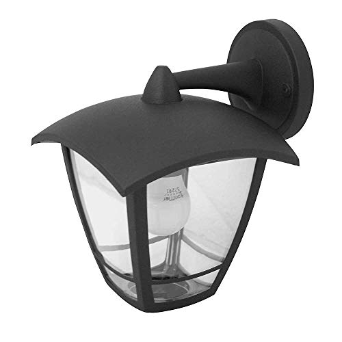 Aplique Pared Exterior con Brazo Descendiente Negro IP44 | 7hSevenOn Outdoor | Lámpara de Pared Exterior Moderna | Farol Exterior de Pared Exterior o Interior