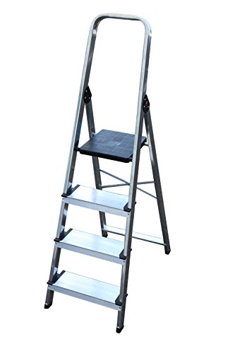 Arcama EA04 Escalera domestica, GRIS PLATA, 12 cm Arcama EA04 Escalera domestica, GRIS PLATA, 12 cm