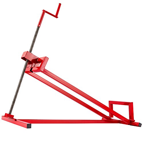 AREBOS Elevador de Tractor Dispositivo de elevación | 400 kg | Rojo | Ángulo de inclinación: 45°