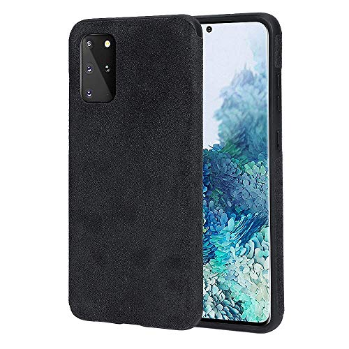 Arrivly Funda Protectora para Samsung S20+ 6,7 Inch Eco Piel de Ante Microfibra y Silicona Negra (Galaxy S20 Plus) Arrivly Funda Protectora para Samsung S20+ 6,7 Inch Eco Piel de Ante Microfibra y Silicona Negra (Galaxy S20 Plus)