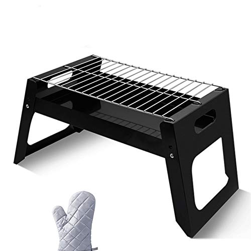 Barbacoa de carbón de leña para exteriores Estufa de barbacoa plegable portátil 2-5 personas Charcoal Black Steel Estufa de acero al aire libre Pinchos a la parrilla BBQ Barbacoa Herramienta de la par Barbacoa de carbón de leña para exteriores Estufa de barbacoa plegable portátil 2-5 personas Charcoal Black Steel Estufa de acero al aire libre Pinchos a la parrilla BBQ Barbacoa Herramienta de la par