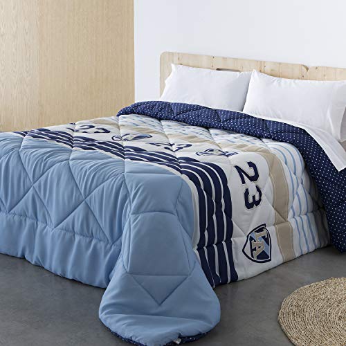 Barceló Hogar - Edredón Comforter Reversible Michigan - Edredón Estampado de 350 gr, Edredón Juvenil 200x270, Edredón nórdico Cama 105 Invierno Barceló Hogar - Edredón Comforter Reversible Michigan - Edredón Estampado de 350 gr, Edredón Juvenil 200x270, Edredón nórdico Cama 105 Invierno