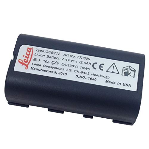 Batería de GEB212 Li-ion 2.2Ah batería para Leica ATX1200 ATX1230 GPS1200 GPS900 GRX1200