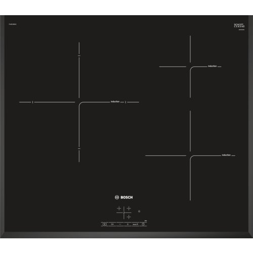 Bosch PIJ651BB2E - Placa Inducción, Vidrio, Negro, 15 cm, 1400 W Bosch PIJ651BB2E - Placa Inducción, Vidrio, Negro, 15 cm, 1400 W