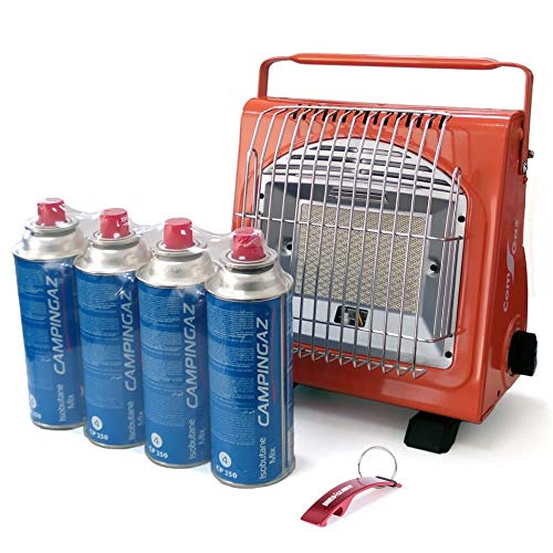 Bricolemar Estufa Portátil para Camping + 4 Cartuchos Compatibles Campingaz CP 250 + Llavero Regalo (Doble Función Estufa/Hornillo de Cocina) Bricolemar Estufa Portátil para Camping + 4 Cartuchos Compatibles Campingaz CP 250 + Llavero Regalo (Doble Función Estufa/Hornillo de Cocina)