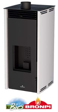 BRONPI Estufa DE Pellet SIN Electricidad Modelo Free 6 KW Crema BRONPI Estufa DE Pellet SIN Electricidad Modelo Free 6 KW Crema