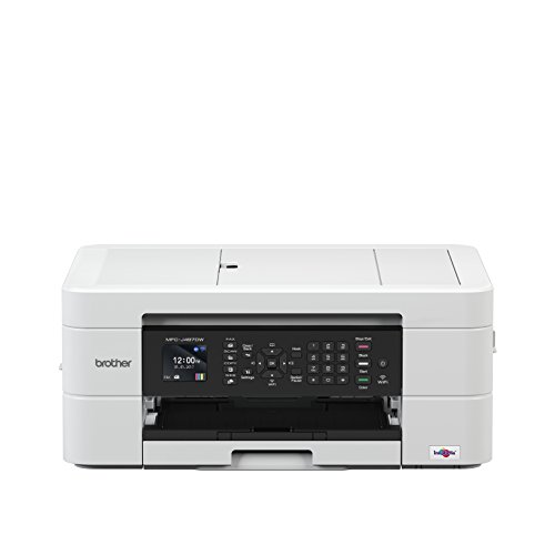 Brother MFC-J497DW - Equipo multifunción de Tinta con fax (A4, Wi-Fi, impresión dúplex), Color Blanco