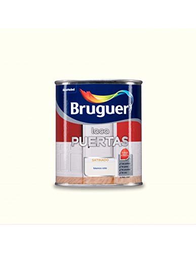 BRUGUER Blanco Roto Esmalte Laca Puertas 2,5 L