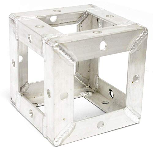 Cablematic - Truss cuadrado aluminio plata 150mm cubo de unión