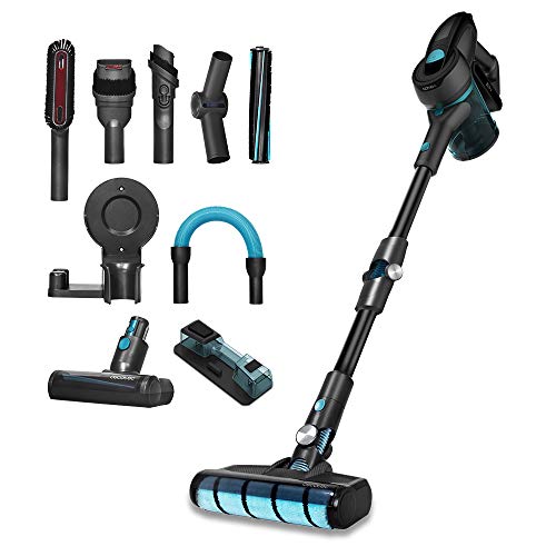 Cecotec Aspirador Escoba Sin Cable Conga Rockstar 700 Ultimate ErgoWet, Sin bolsa, 430 W y 24 KPA, 4 en 1: vertical, escoba, de mano y friega, Motor digital, Tubo flexible, 65min de Autonomía, 7 Acces Cecotec Aspirador Escoba Sin Cable Conga Rockstar 700 Ultimate ErgoWet, Sin bolsa, 430 W y 24 KPA, 4 en 1: vertical, escoba, de mano y friega, Motor digital, Tubo flexible, 65min de Autonomía, 7 Acces