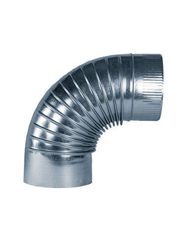 CODO PARA CHIMENEAS O ESTUFAS DE LEÑA GRIS GALVANIZADO 200MM (MILÍMETROS) DE 90º GRADOS, IDEAL CASA HOGAR CORTIJO MASIA CODO PARA CHIMENEAS O ESTUFAS DE LEÑA GRIS GALVANIZADO 200MM (MILÍMETROS) DE 90º GRADOS, IDEAL CASA HOGAR CORTIJO MASIA