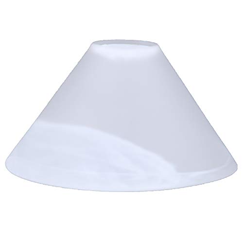 Cristal de alabastro blanco, 135 mm de diámetro, cristal de repuesto para lámpara E14