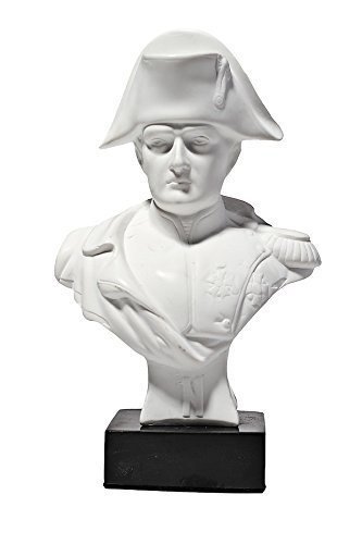 danila-souvenirs Escultura de mármol del emperador francés Napoleón Bonaparte 13 cm, color blanco