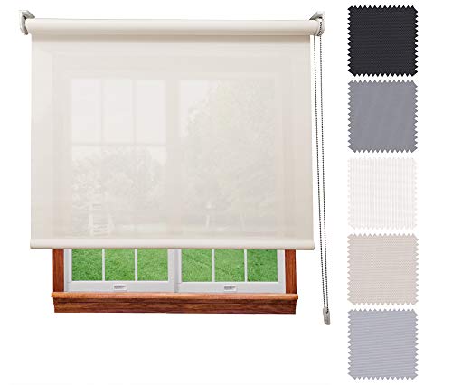 Decorestor Estor Screen 5% Premium A TU Medida, Desde 40 a 300 cm de Ancho. Intimidad y Aislamiento térmico. Lino. Estores enrollables translucidos para Ventanas y Puertas. Decorestor Estor Screen 5% Premium A TU Medida, Desde 40 a 300 cm de Ancho. Intimidad y Aislamiento térmico. Lino. Estores enrollables translucidos para Ventanas y Puertas.