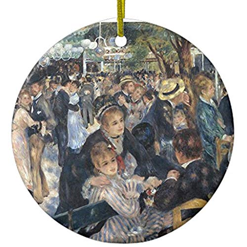 Diuangfoong Pierre Auguste Renoir Le Moulin De La Gale - Figura Decorativa de cerámica