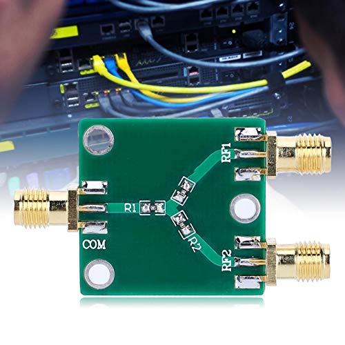 Divisor de Potencia Divisor coaxial de 2 vías Divisor de Potencia de señal 33x33 mm DC-5GHz RF Divisor de Potencia de 2 vías Divisor de Potencia de Resistencia Divisor de Potencia de