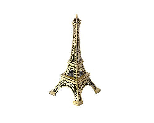 DSstyles Torre Eiffel Modelo Torre Eiffel Estatua Metálica Estatuilla Torre Eiffel para Recuerdos - 15cm