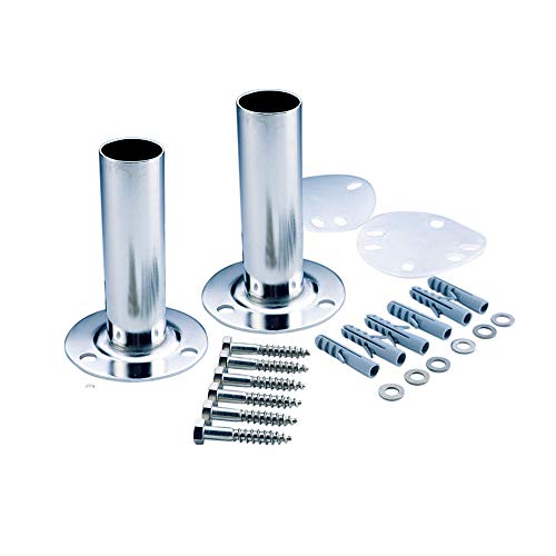 Duo-Pack Anclaje Pletina Astralpool para escaleras de piscinas. D.43mm. Incluye juntas de goma, tacos y tornillos de sujección a suelo. Ref 07331 Duo-Pack Anclaje Pletina Astralpool para escaleras de piscinas. D.43mm. Incluye juntas de goma, tacos y tornillos de sujección a suelo. Ref 07331