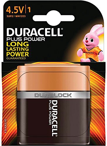 Duracell 4.5V Plus Power- Pila Alcalina, Negro
