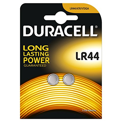 Duracell Pack de 8 pilas especiales botón alcalina tipo LR44