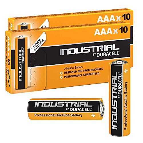 Duracell Procell Industrial AAA MN2400 - Pilas alcalinas LR04 (20 Unidades)