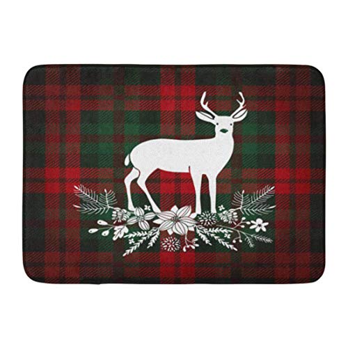 ECNM56B Doormats Bath Rugs Door Mat Green British Merry Christmas Deer Bouquet Floral Tartan Checkered Plaid Red Animal 15.8"x23.6" ECNM56B Doormats Bath Rugs Door Mat Green British Merry Christmas Deer Bouquet Floral Tartan Checkered Plaid Red Animal 15.8"x23.6"