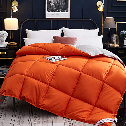 Edredón Nórdico De Invierno, Edredón Termostático Transpirable, Núcleo Interno Relleno De Pluma De Ganso, Cálido Y Grueso, Adecuado para El Hogar Y El Regalo (Naranja,150 * 200cm, 1.5 kg) Edredón Nórdico De Invierno, Edredón Termostático Transpirable, Núcleo Interno Relleno De Pluma De Ganso, Cálido Y Grueso, Adecuado para El Hogar Y El Regalo (Naranja,150 * 200cm, 1.5 kg)