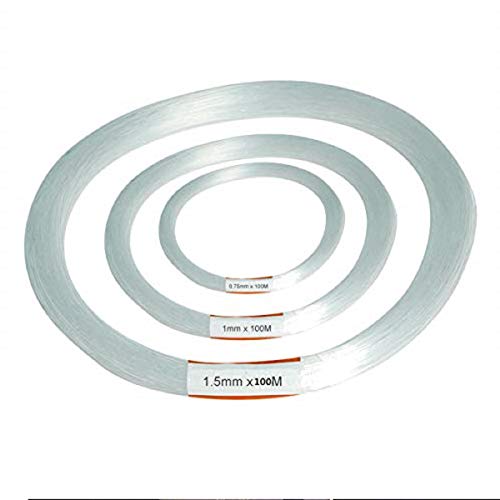 EgBert 100M Pmma Claro Plástico Fibra Óptica Cable Final Grow Led Luz Decor 0,75/1/1.5 Mm - 1.5 Mm