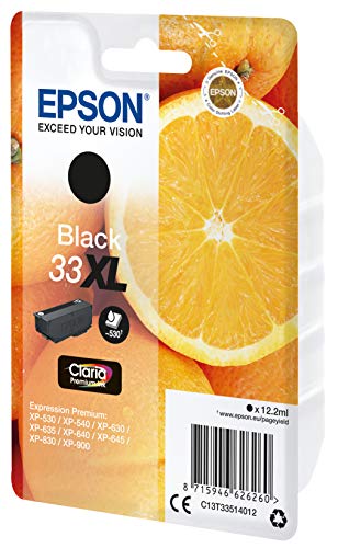 Epson C13T33514022 - 33XL - Cartucho de tinta compatible con la impresora Epson XP series XL Black