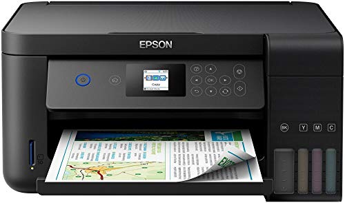 Epson EcoTank ET-2751 - Multifunción 3 en 1, impresión a Doble Cara, escaneo, Copia, A4, A5, A6, B5, C6, DL, LCD de 3,7 cm, WiFi, Negro