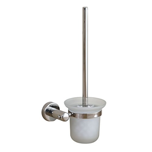 Eridanus Escobilla de Inodoro, Cepillo de Inodoro con Escobillero de Acero Inoxidable, Juego de Escobillero con Soporte en Pared Eridanus Escobilla de Inodoro, Cepillo de Inodoro con Escobillero de Acero Inoxidable, Juego de Escobillero con Soporte en Pared