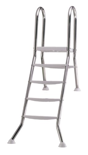 Escalera de acero inoxidable 4+1. Escalera de acero inoxidable 4+1.