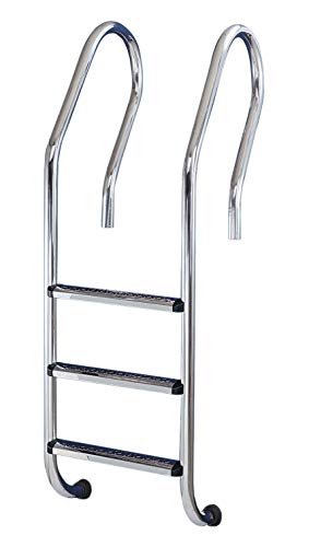 Escalera Piscina Modelo Mixta 5 peldaños (INOX 316L) - Medida (a) 1.446mm. Escalera Piscina Modelo Mixta 5 peldaños (INOX 316L) - Medida (a) 1.446mm.