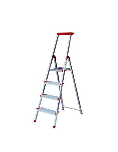 Escalera Rolser Aluminio Brico 220 4 Peldaños anchos