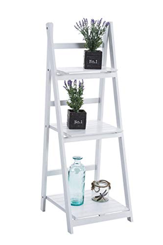 Estantería De Escalera Yana I Estantería Librería De Madera I Estantería De 3 Niveles Plegables I Estantería Decorativa Rústica I Color:, Color:Blanco Estantería De Escalera Yana I Estantería Librería De Madera I Estantería De 3 Niveles Plegables I Estantería Decorativa Rústica I Color:, Color:Blanco