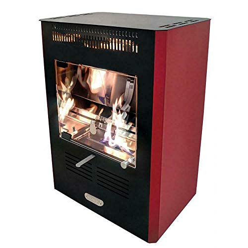 Estufa de bioetanol biestufa 3000 W burdeos calefacción ambiente 90 mc New Ruby