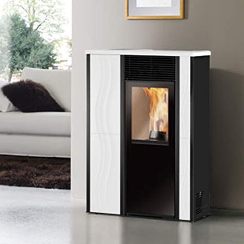 Estufa de pellet EDILKAMIN MICRON 7 kW Blanco Crema