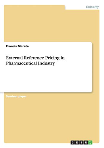 External Reference Pricing in Pharmaceutical Industry