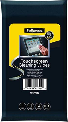 Fellowes 9933501 - Toallitas limpiadoras para pantallas táctiles